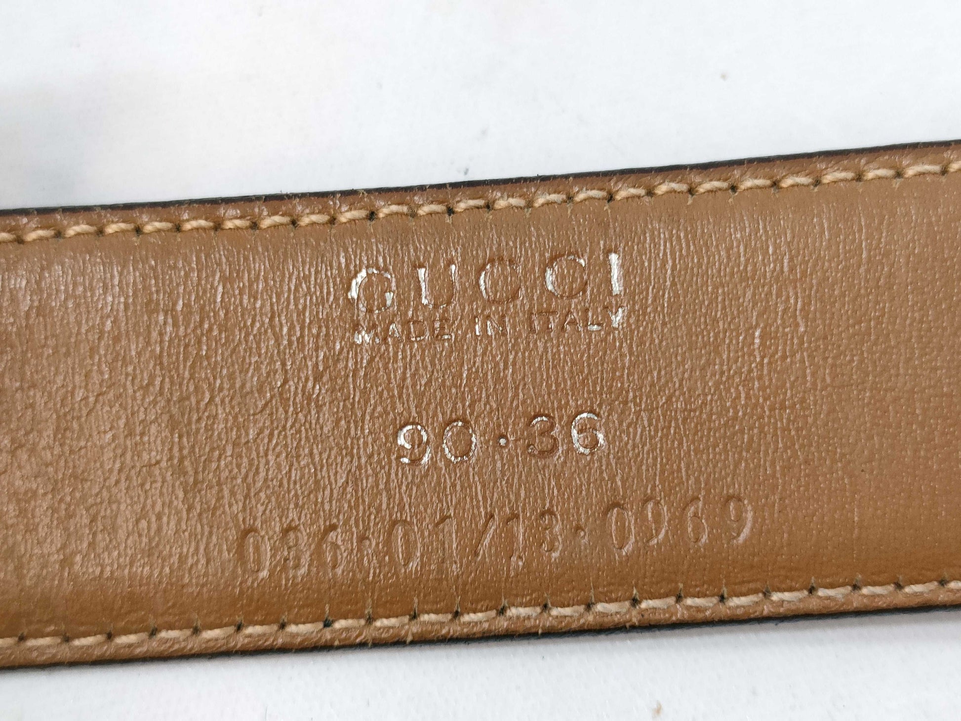 GUCCI Gold-colored Buckle Belt