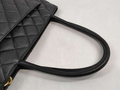 CHANEL Caviar Skin Reproduction Tote Bag