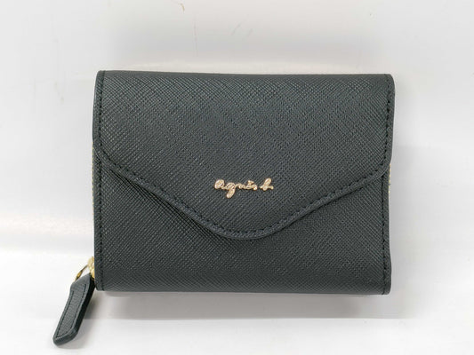 agnes b folding wallet wallet