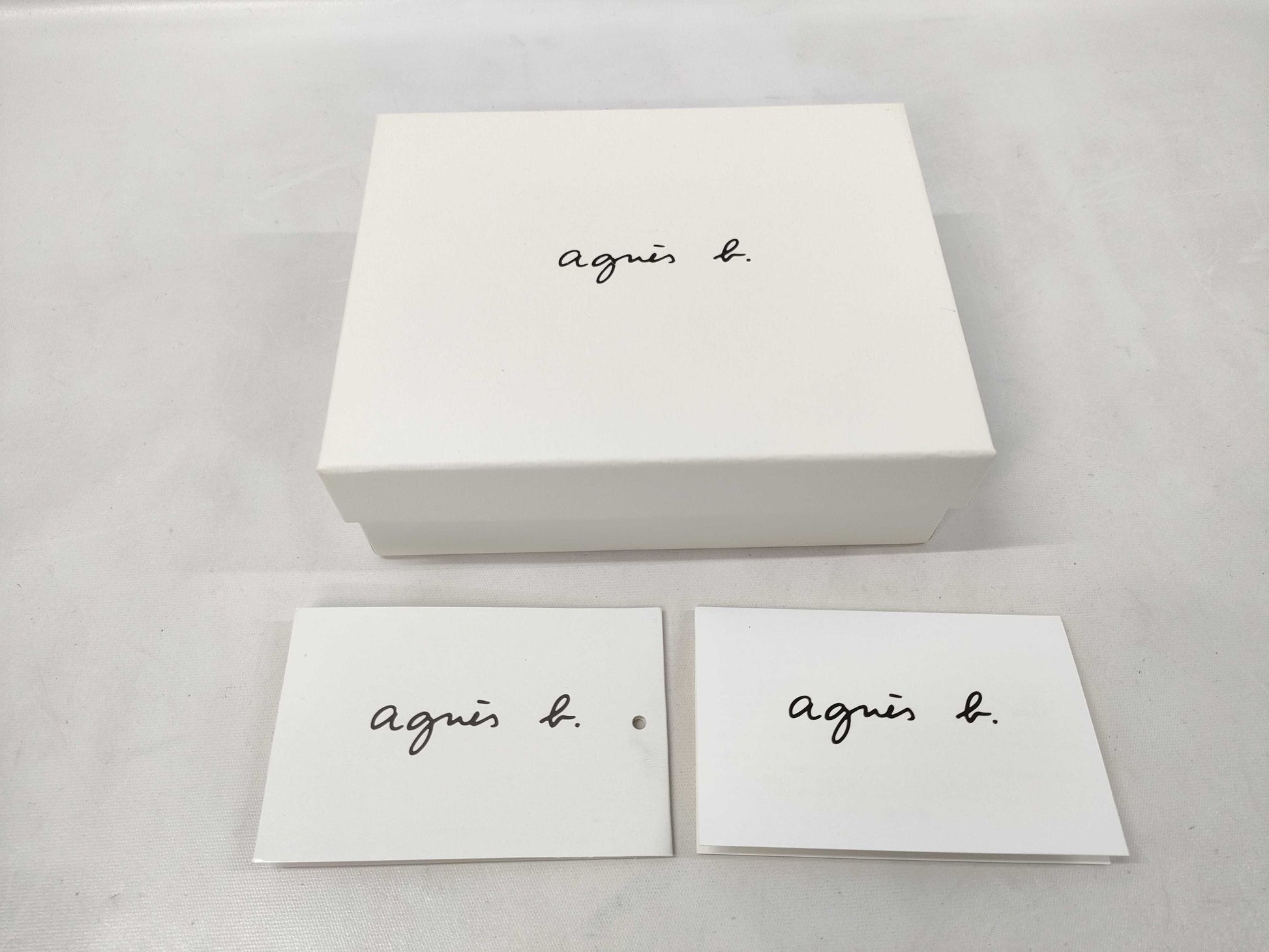 agnes b folding wallet wallet