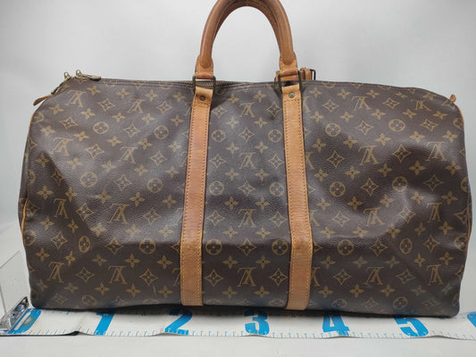 LOUIS VUITTON Monogram M41424 Keepall 55 Boston Bag