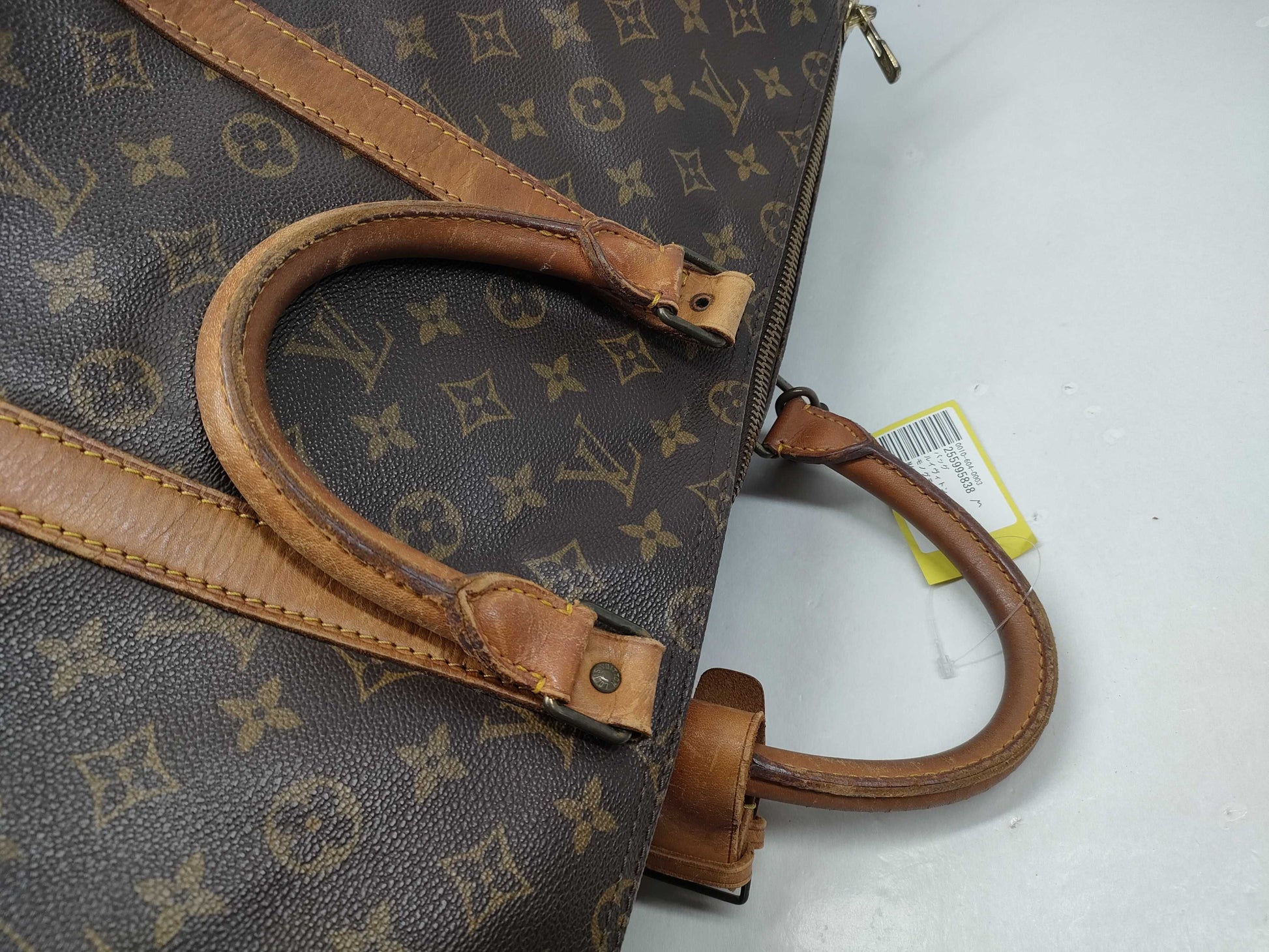 LOUIS VUITTON Monogram M41424 Keepall 55 Boston Bag