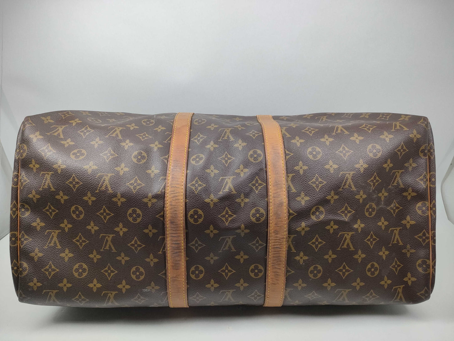 LOUIS VUITTON Monogram M41424 Keepall 55 Boston Bag