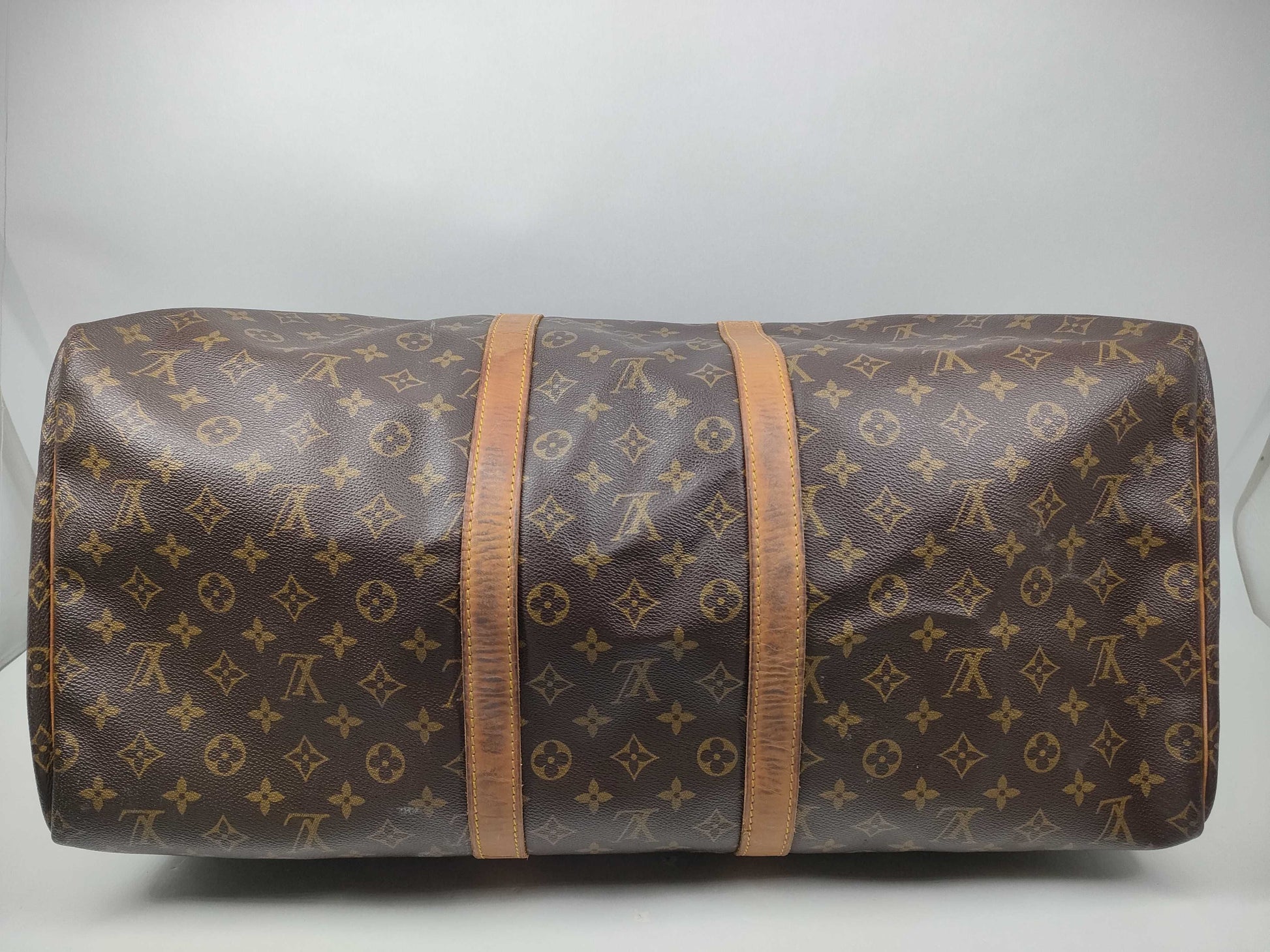 LOUIS VUITTON Monogram M41424 Keepall 55 Boston Bag
