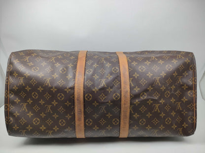 LOUIS VUITTON Monogram M41424 Keepall 55 Boston Bag