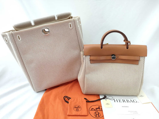 HERMES □H Airbag with interchangeable straps Backpack