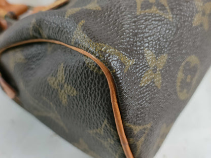 LOUIS VUITTON RFID Unverifiable, Serial Unverifiable Monogram Mini Speedy Pouch