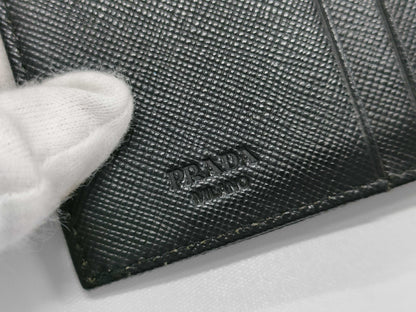 PRADA Nylon Bamboo Handbag/Tri-fold Wallet