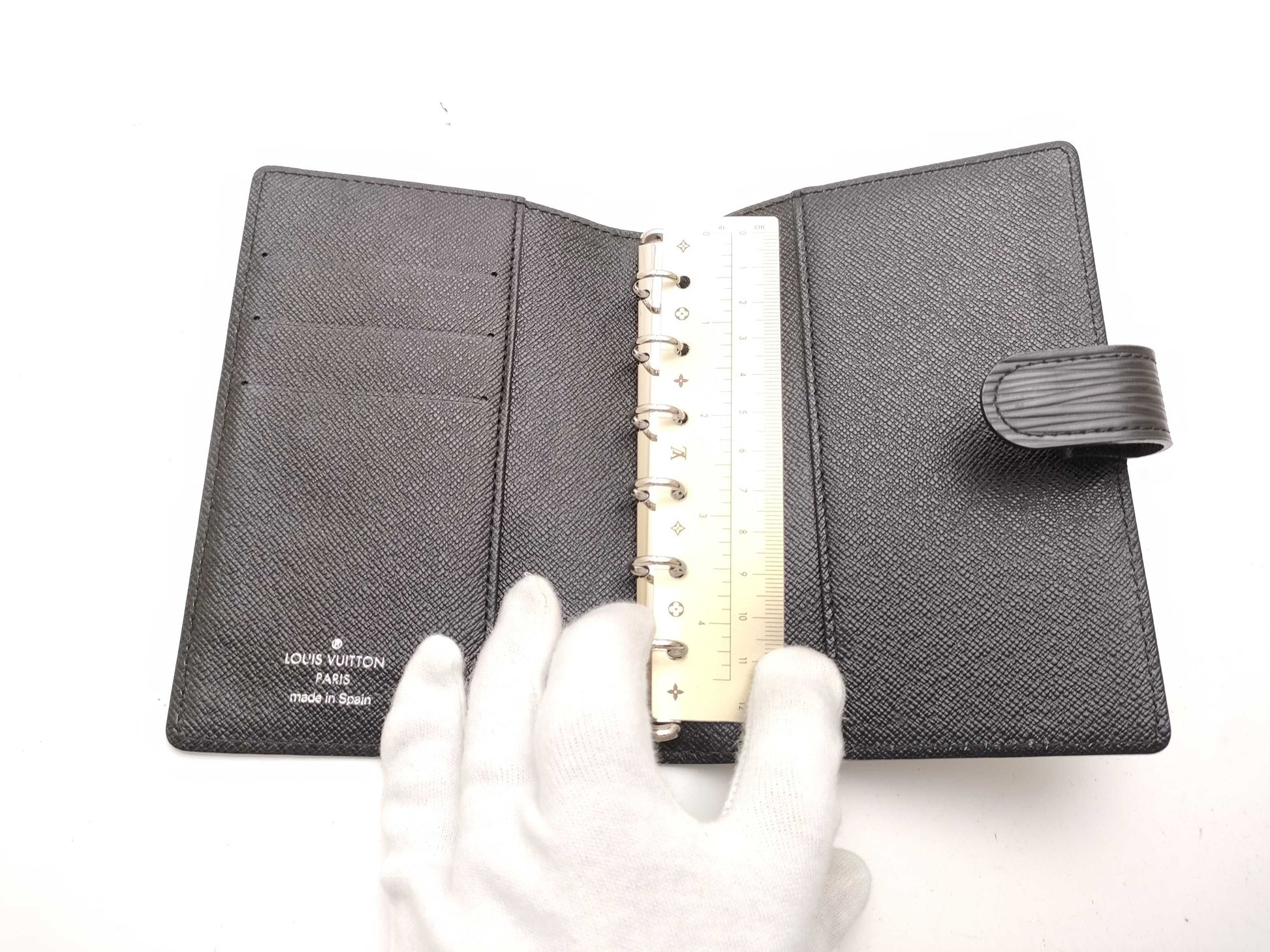 LOUIS VUITTON Epi R20052 Agenda PM Noir Notebook Cover
