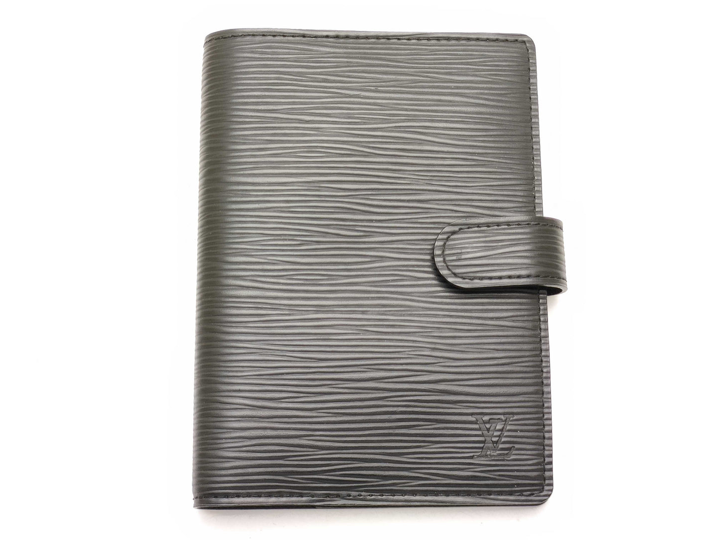 LOUIS VUITTON Epi R20052 Agenda PM Noir Notebook Cover