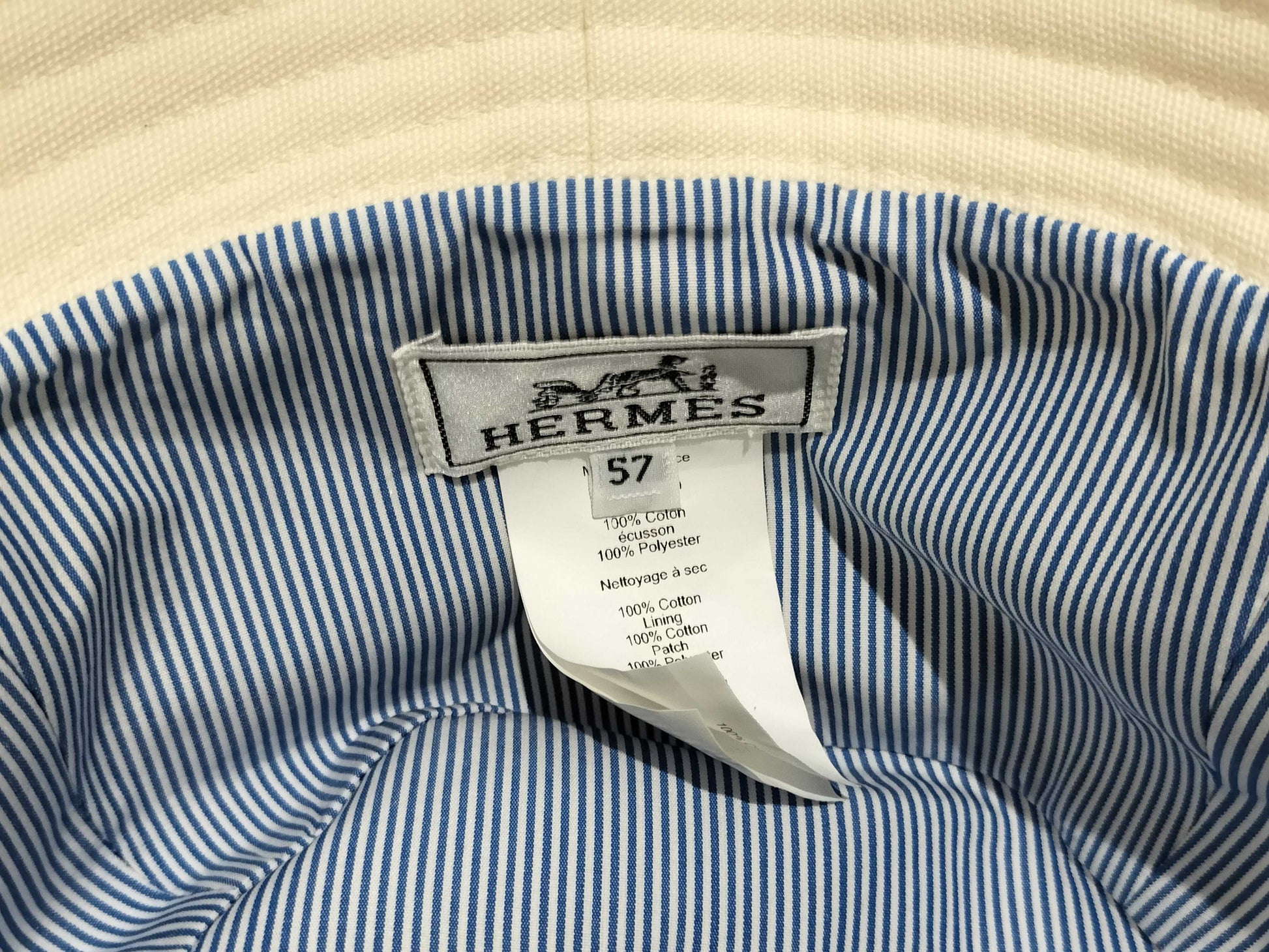 HERMES Bucket Hat Serie Calvi Other Accessories