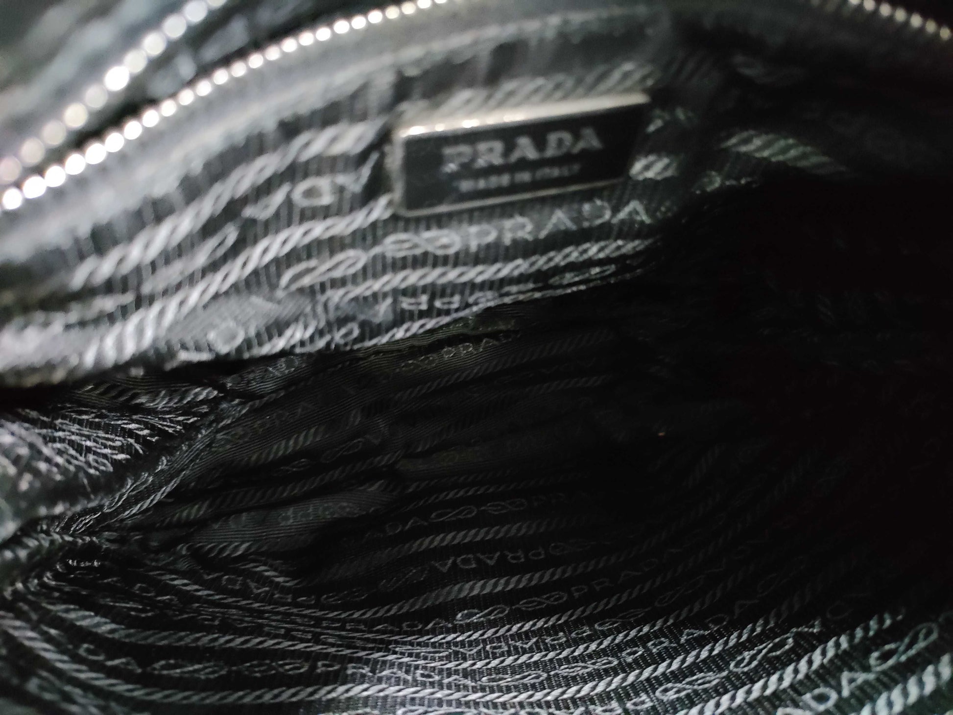 PRADA nylon shoulder bag