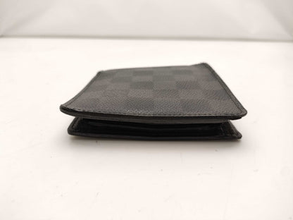 LOUIS VUITTON Damier Damier Graphite/Epi Wallet/Key Case, 3-Piece Set