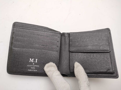 LOUIS VUITTON Damier Damier Graphite/Epi Wallet/Key Case, 3-Piece Set