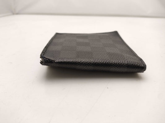 LOUIS VUITTON Damier Damier Graphite/Epi Wallet/Key Case, 3-Piece Set