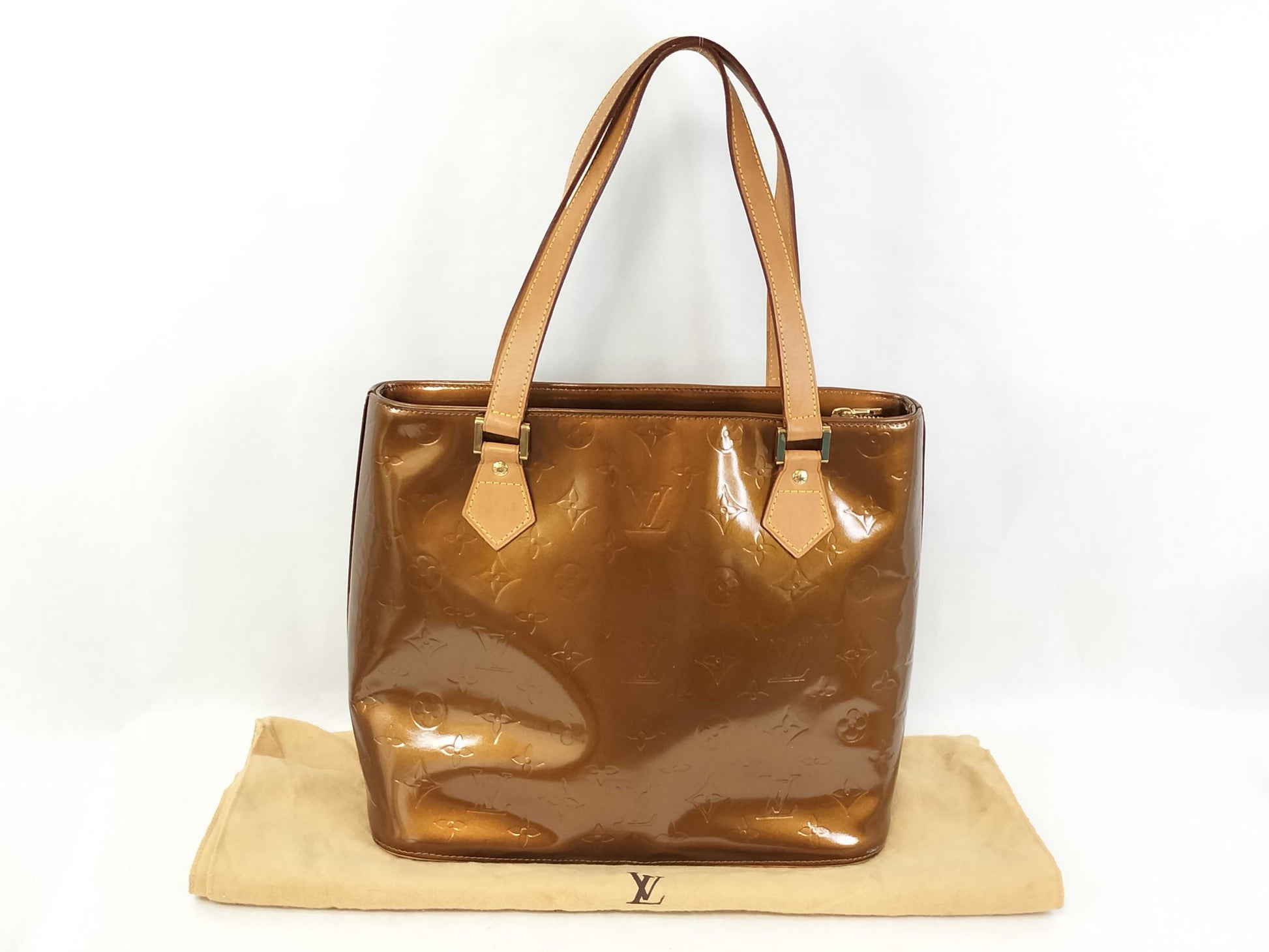 LOUIS VUITTON LW0030 Vernis Houston Shoulder Bag