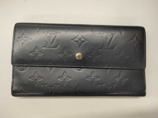 LOUIS VUITTON Monogram Matte M61217 Portefeuille International Wallet