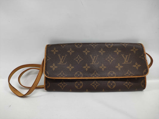 LOUIS VUITTON Monogram M51854 Pochette Twin PM Shoulder Bag