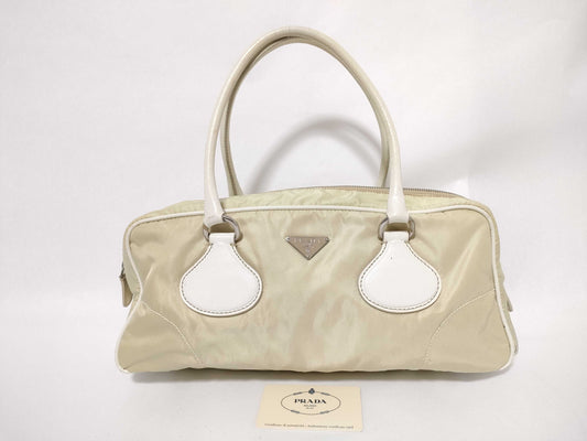 PRADA Nylon Mini Boston Bag
