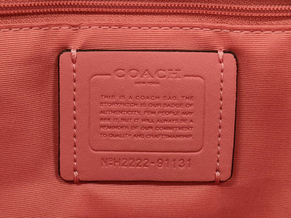 COACH 57523 Leather Pink Handbag / 91131 Denim Tote Bag