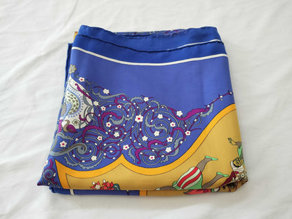 HERMES Carré 90 Persian Poetry Scarf