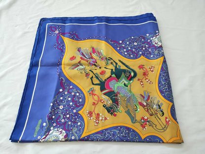 HERMES Carré 90 Persian Poetry Scarf