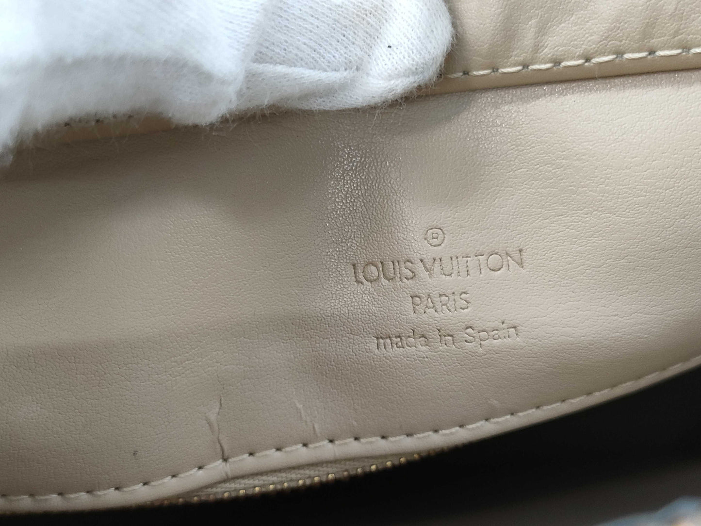 LOUIS VUITTON Vernis Lead PM Tote Bag