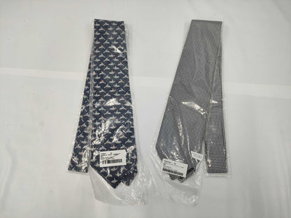 HERMES unused tie set of 2