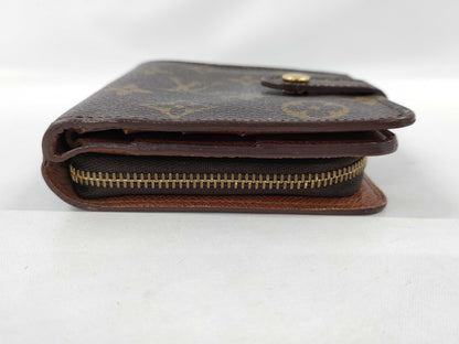 LOUIS VUITTON Monogram Compact Zip Around Zip Bifold Wallet M61667 Wallet