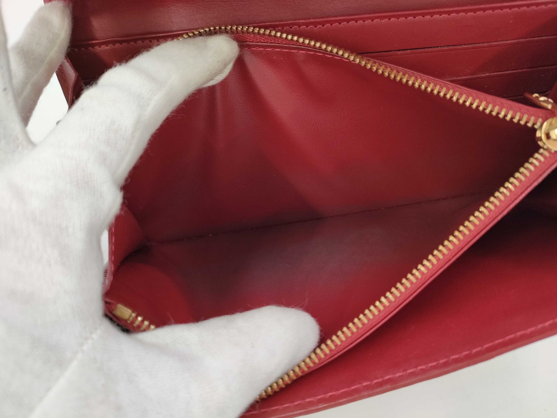 LOUIS VUITTON TH5019 Vernis M9140F Portefeuille Sarah Wallet