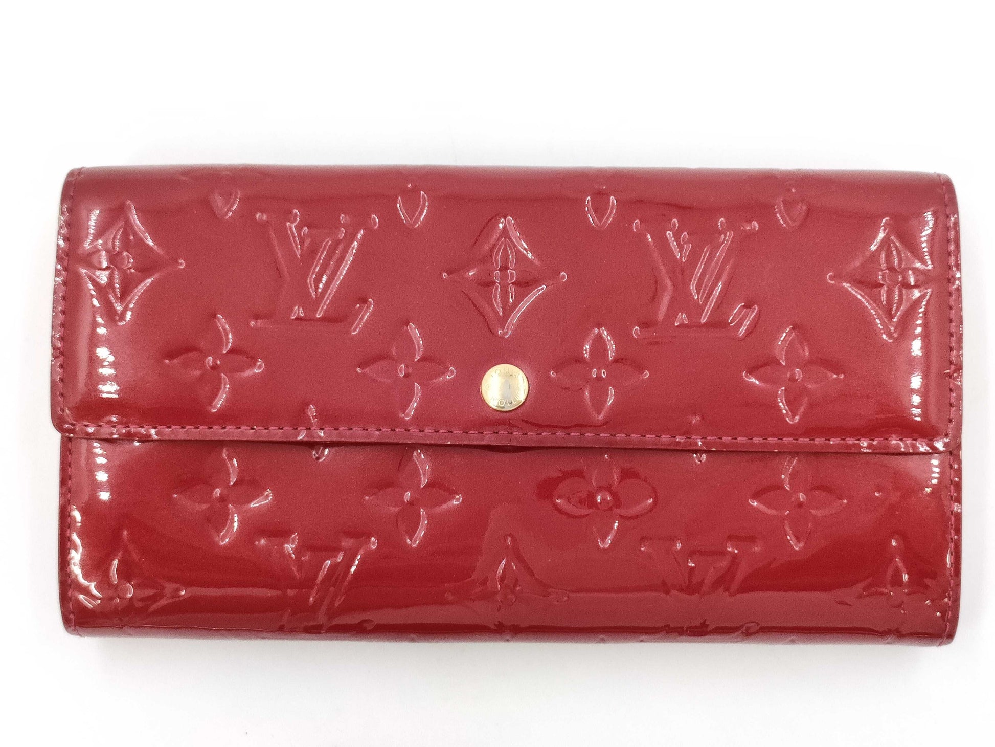 LOUIS VUITTON TH5019 Vernis M9140F Portefeuille Sarah Wallet