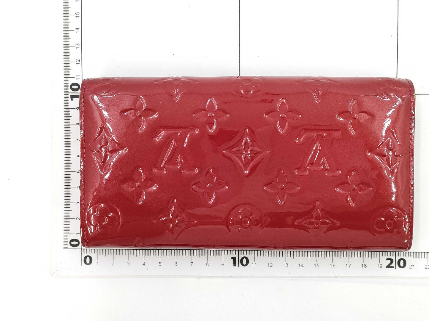 LOUIS VUITTON TH5019 Vernis M9140F Portefeuille Sarah Wallet