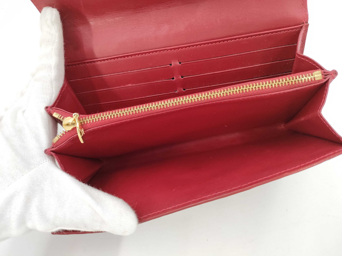 LOUIS VUITTON TH5019 Vernis M9140F Portefeuille Sarah Wallet
