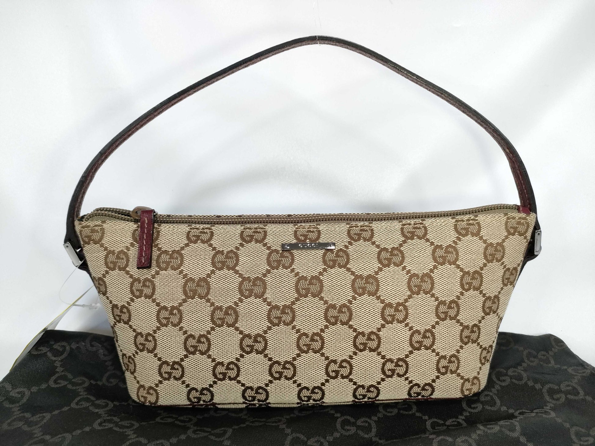 GUCCI GG Canvas Accessory Pouch Handbag
