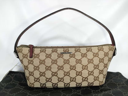 GUCCI GG Canvas Accessory Pouch Handbag