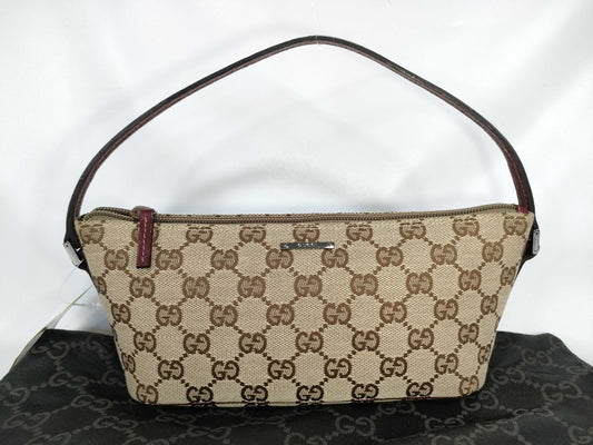 GUCCI GG Canvas Accessory Pouch Handbag