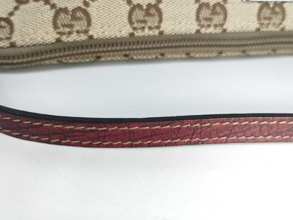 GUCCI GG Canvas Accessory Pouch Handbag