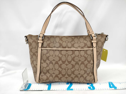 COACH Signature Leather 2-Way Handbag