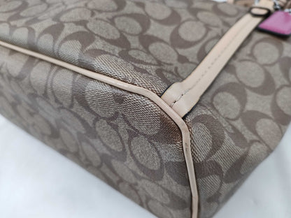 COACH Signature Leather 2-Way Handbag
