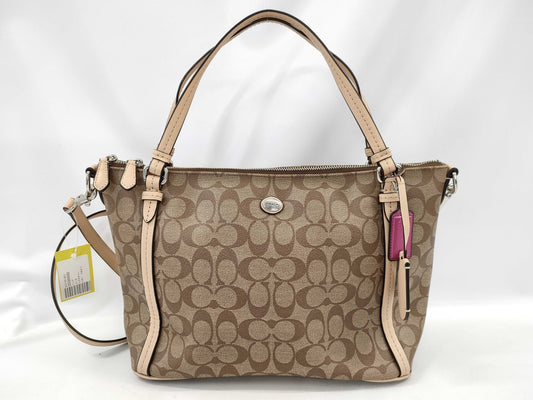 COACH Signature Leather 2-Way Handbag