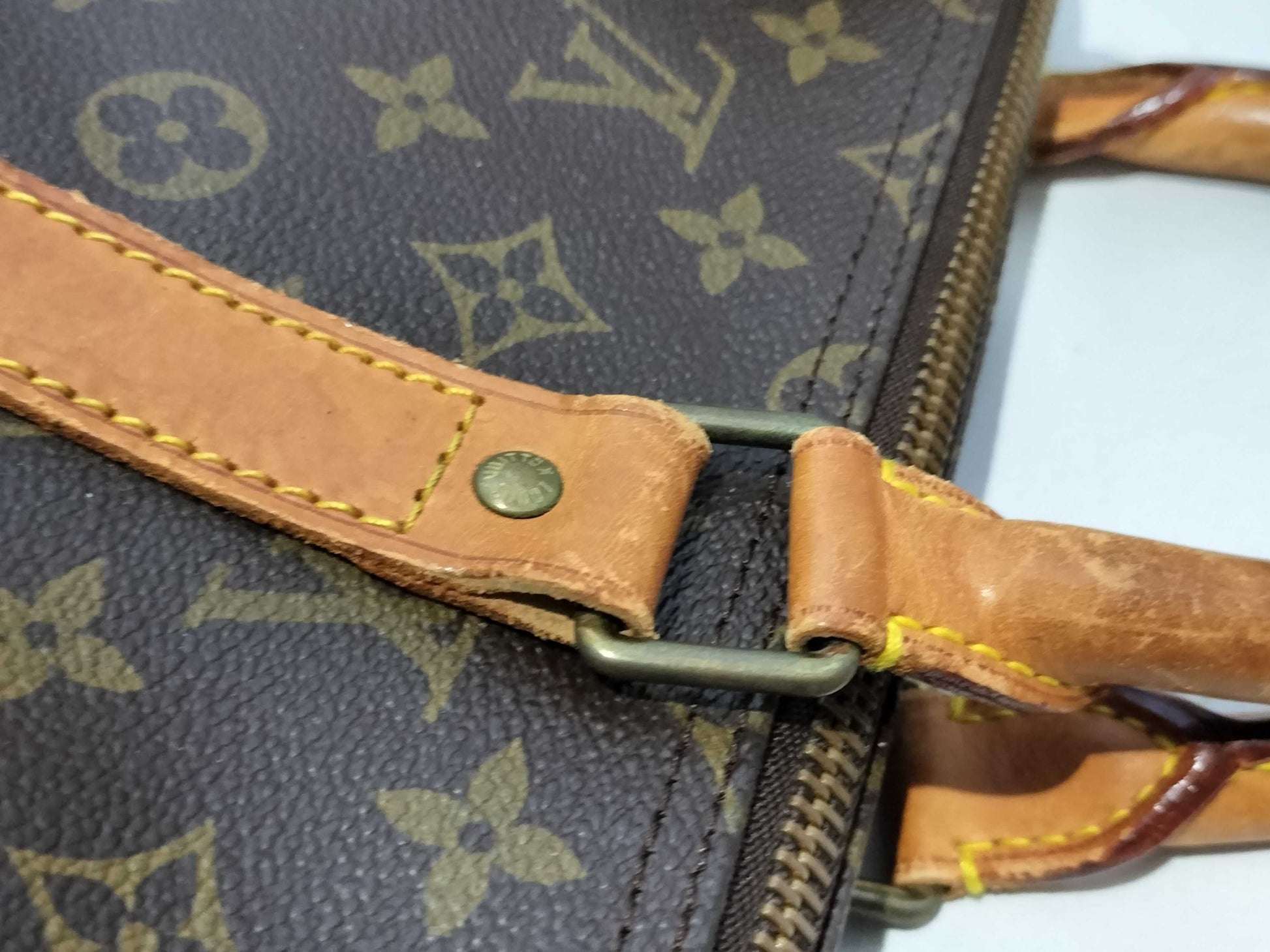 LOUIS VUITTON RFID Unverifiable VI884 Monogram M41414 Keepall Bandouliere 55 Boston Bag