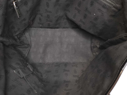 GUCCI GG Canvas 211976 Patent Leather Tote Bag