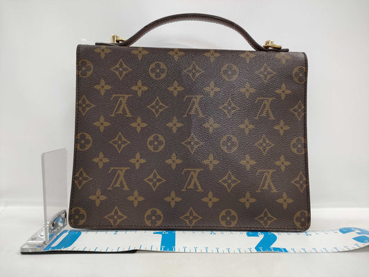 LOUIS VUITTON Monogram M51185 Monceau Handbag