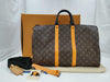 LOUIS VUITTON Monogram Keepall Bandouliere 50 Macassar Bag