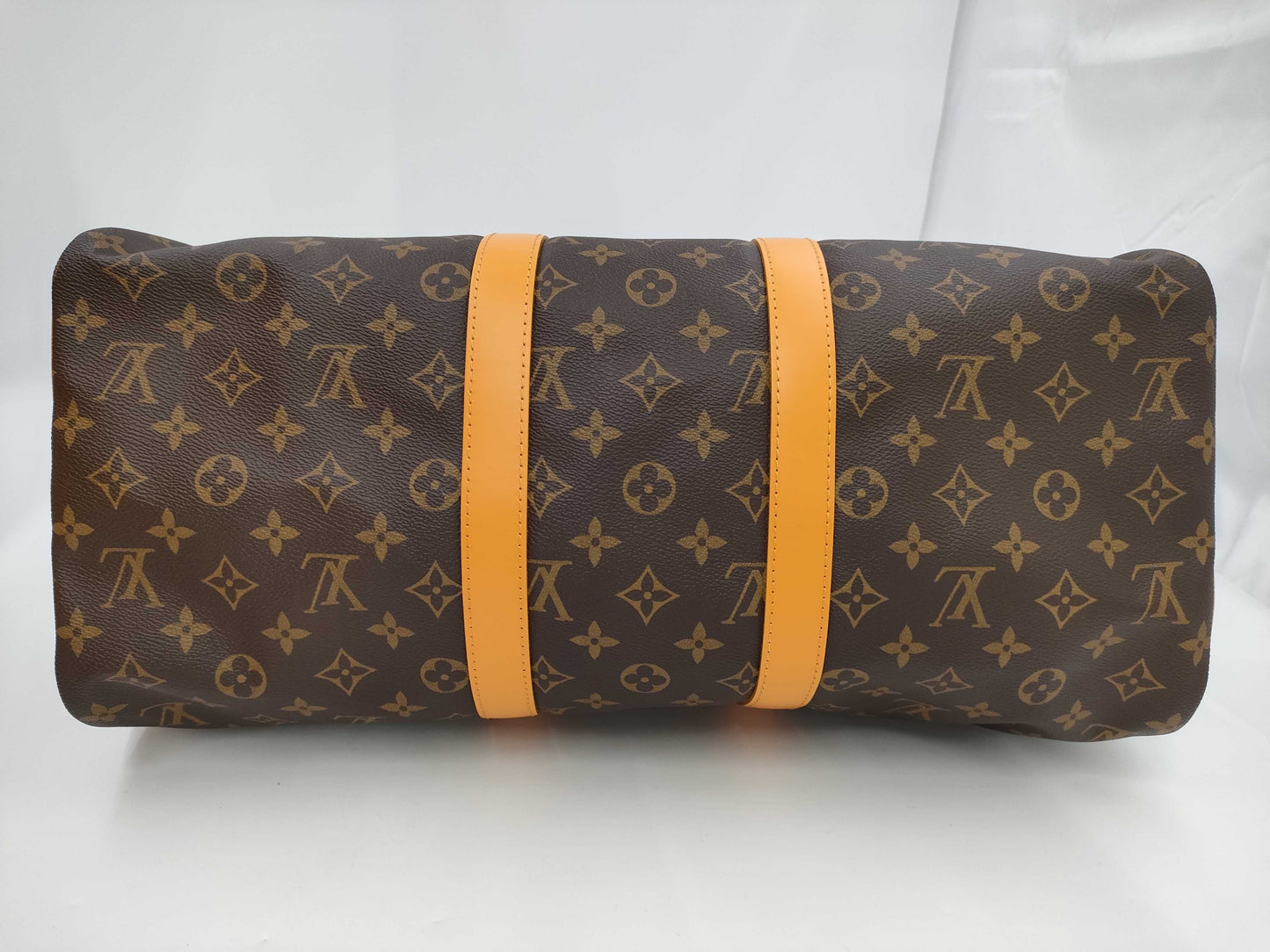 LOUIS VUITTON Monogram Keepall Bandouliere 50 Macassar Bag