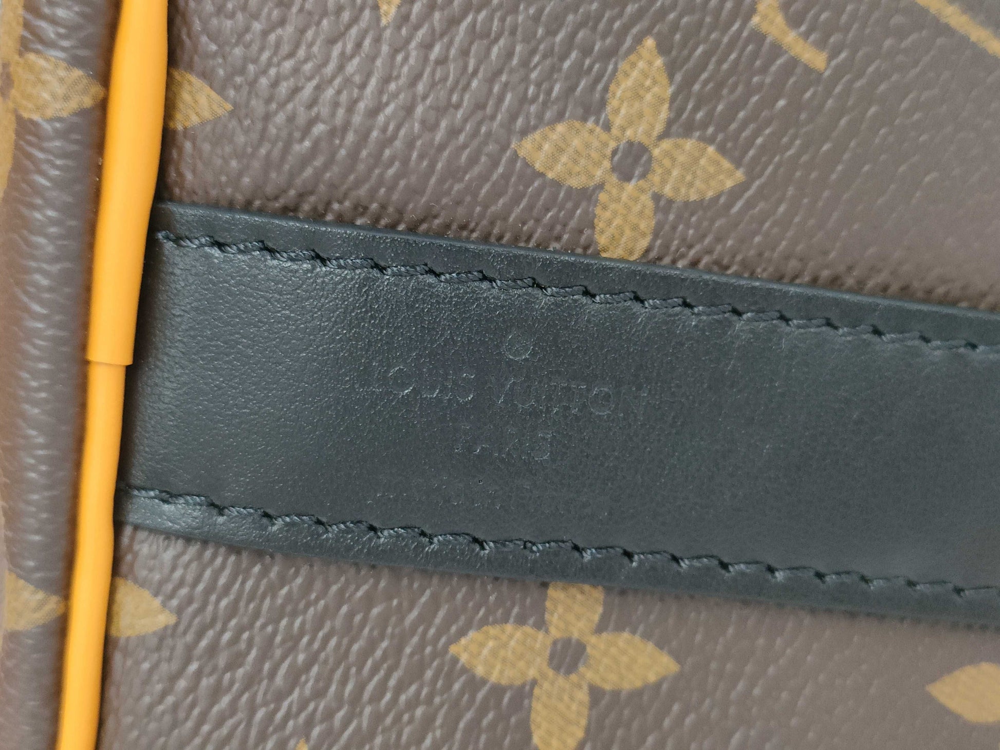 LOUIS VUITTON Monogram Keepall Bandouliere 50 Macassar Bag
