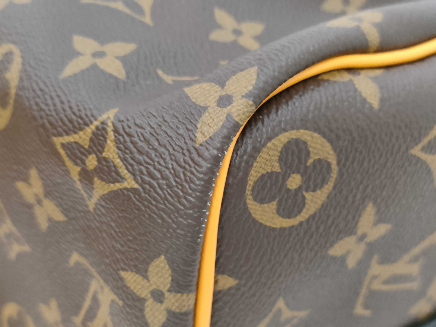 LOUIS VUITTON Monogram Keepall Bandouliere 50 Macassar Bag
