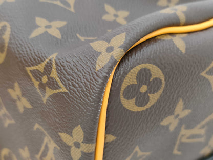 LOUIS VUITTON Monogram Keepall Bandouliere 50 Macassar Bag
