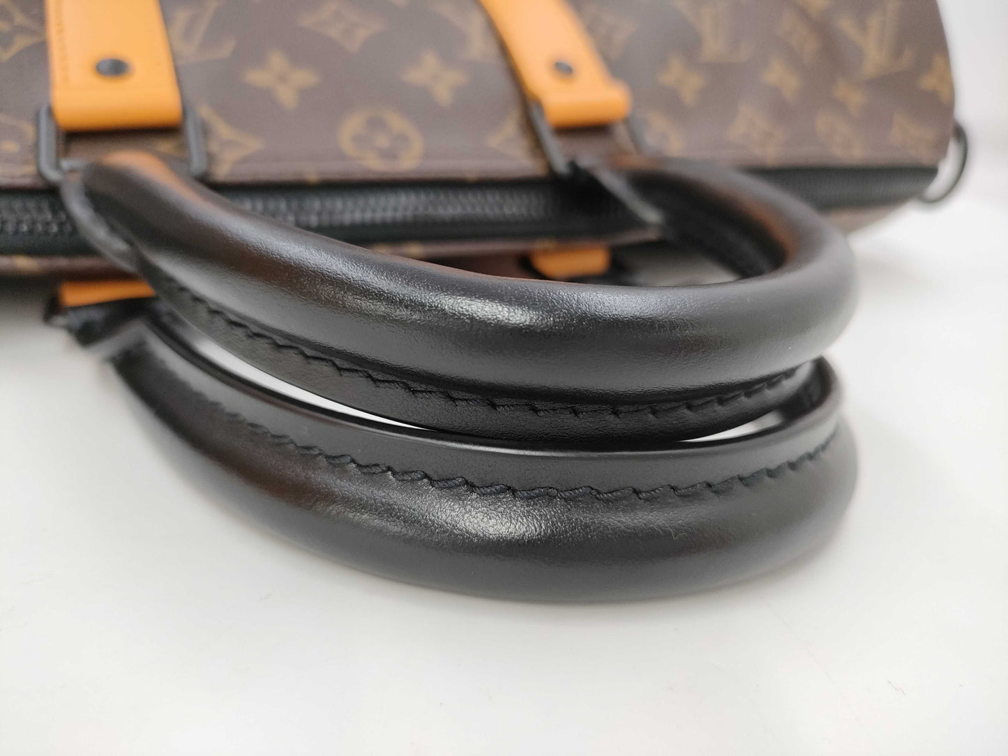 LOUIS VUITTON Monogram Keepall Bandouliere 50 Macassar Bag