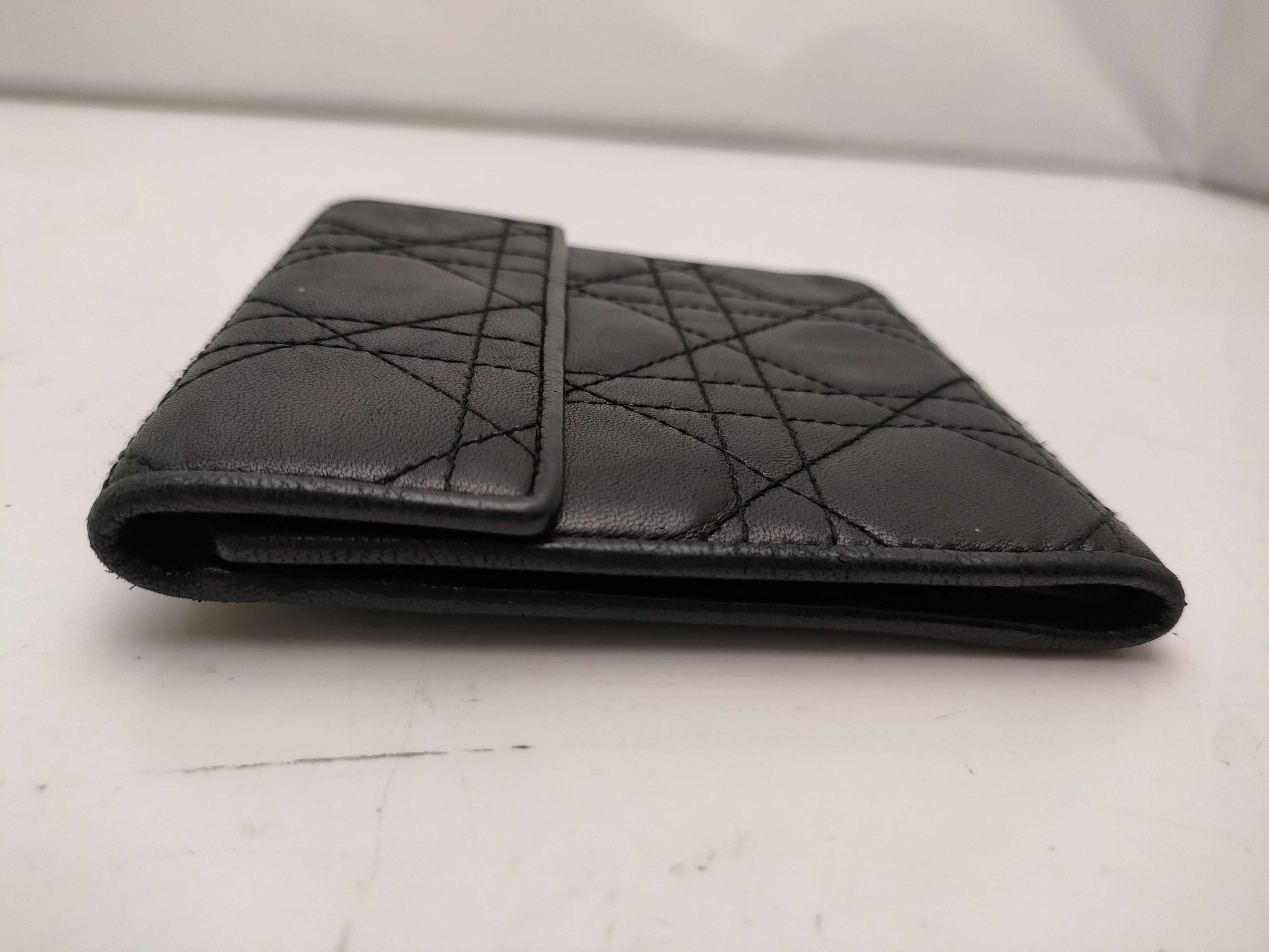 Dior Cannage Compact Wallet